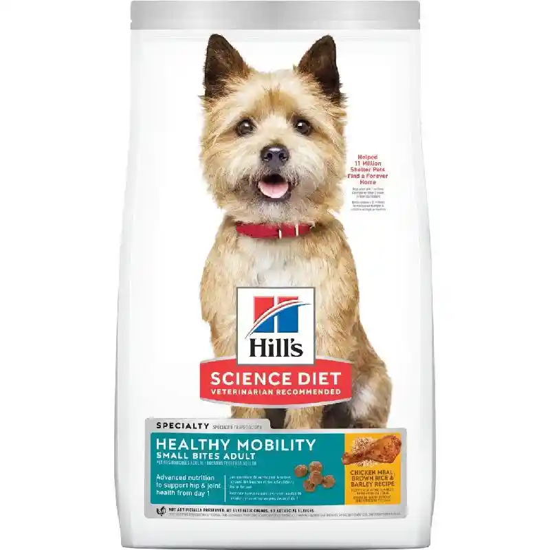 Science Diet Healthy Mobility Small Bites Chicken and Barley Dry Dog Food 4Lbs