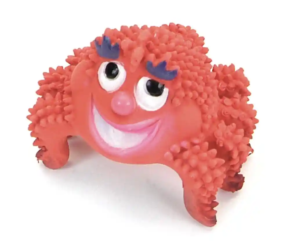 Latex X-small Crab Dog Toy, No Color, 3"