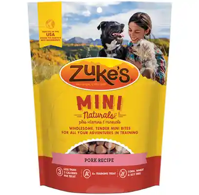 Mini Naturals Roasted Pork Dog Treats 1-lb