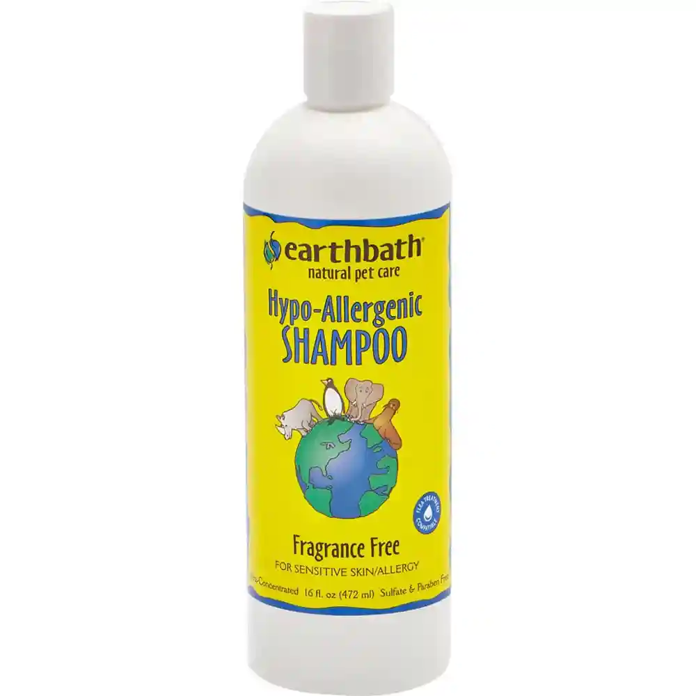 Hypo Allergenic Shampoo Fragrance Free - 16oz Bottle