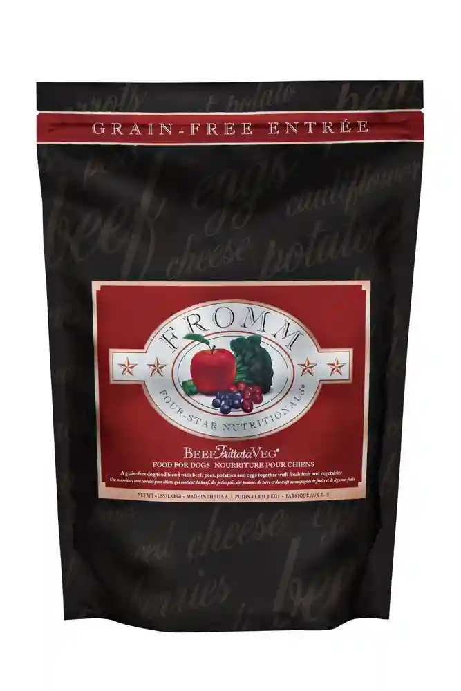 Fromm Four Star Grain Free Beef Frittata Veg Dry Dog Food 26 Lbs