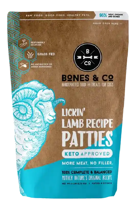 Bones And Co Dog Frozen Mini Lamb 3 Lb
