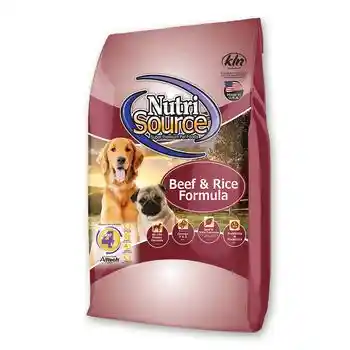 Nutrisource Beef & Brown Rice 15 Lbs