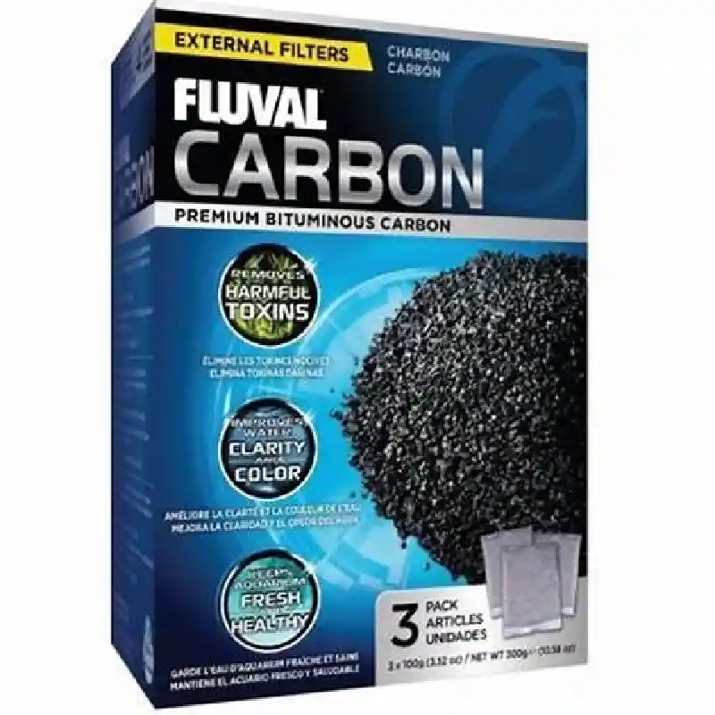 Fluval Carbon 100gm 3 Pack