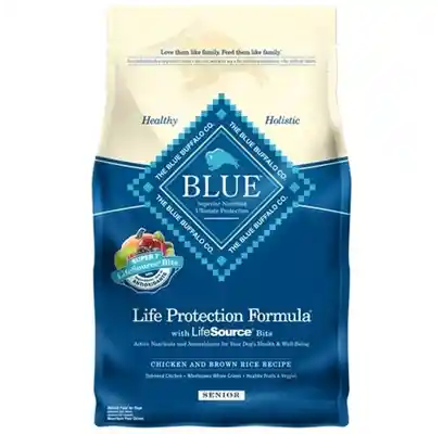 Blue Senior Chicken & Brown Rice 30 Lbs
