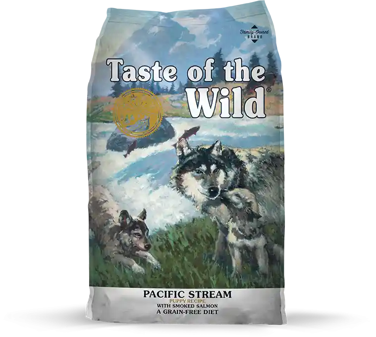 Pacific Stream Smoked Salmon Puppy Dry Food 14-lb
