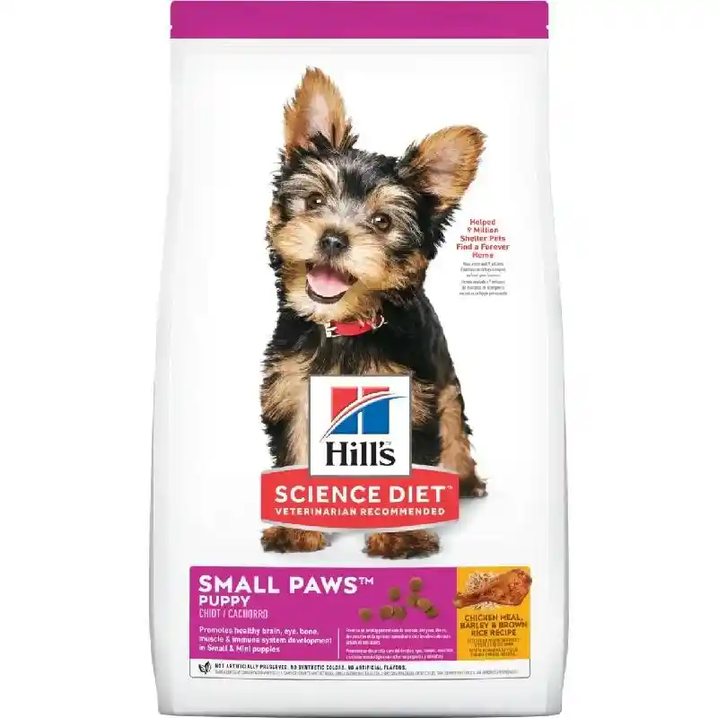 Science Diet Puppy Small Paws Chicken Meal, Barley & Brown Rice Cat Food 15.5lbs