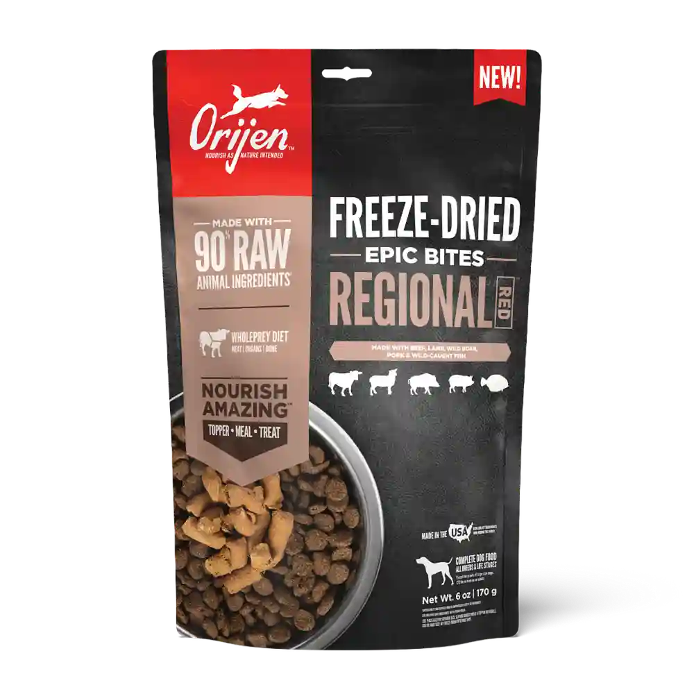 Orijen Regional Red Freeze-dried Epic Bites 6-oz