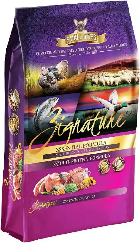 Zignature Zssentials Formula Small Bites Dry Dog Food 4Lbs
