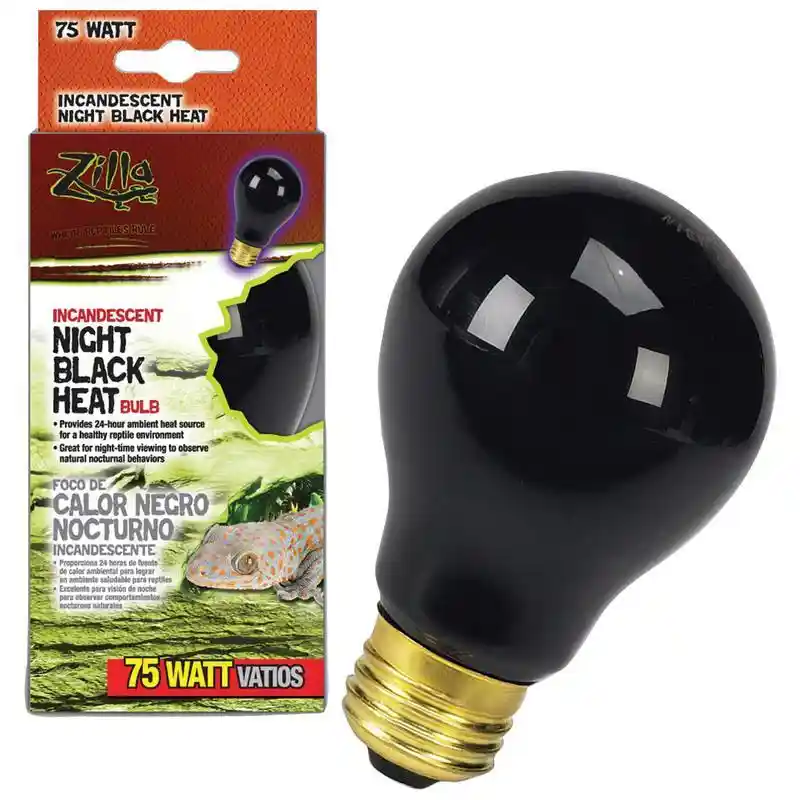 Zilla Incandescent Black Bulb 75 Watt
