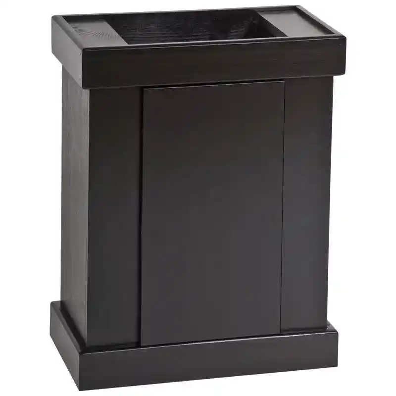 MLD Pine Cabinet Stand Black 20"x10"