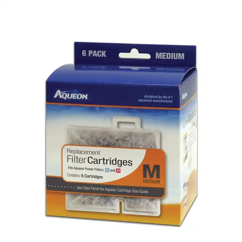 Aqueon Filter Cartridge Medium 6 Pack