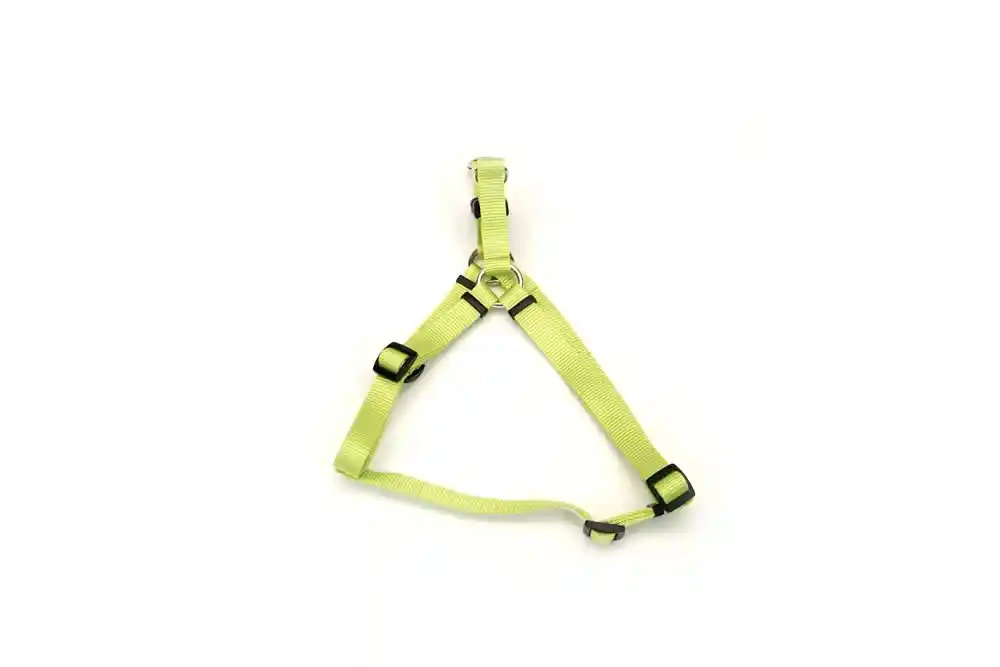 Adjustable Dog Harness, Lime, 5/8" X 16-24