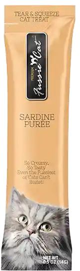 Fussie Cat Sardine Puree .5-oz 4-pk