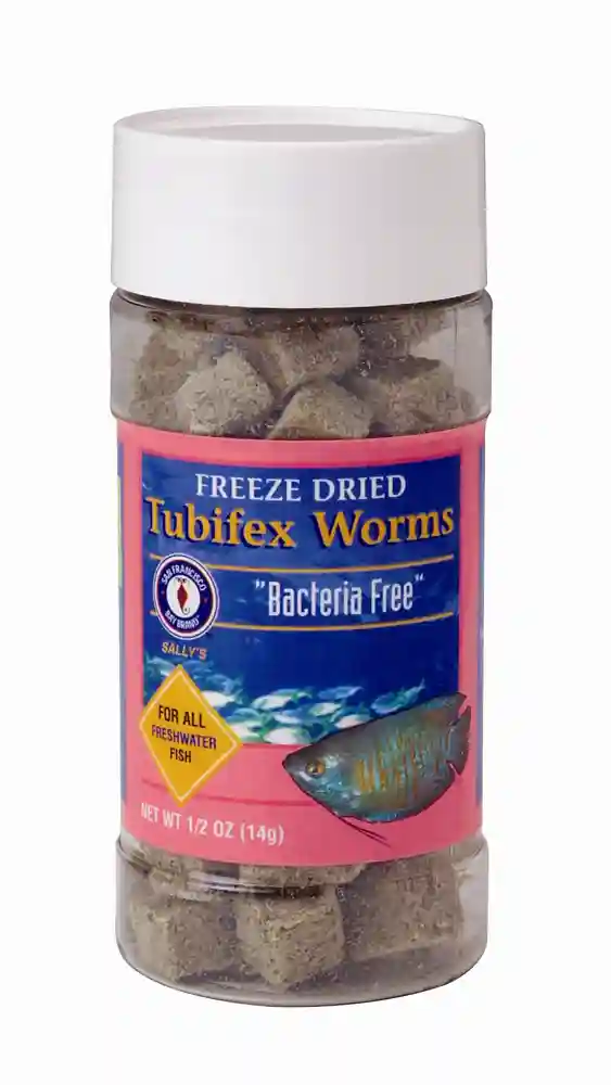 Freeze Dried Tubifex Worms 0.5 Oz