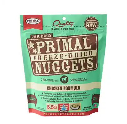 Freeze Dried Nuggets Grain Free Chicken Formula Dog Food 5.5-oz