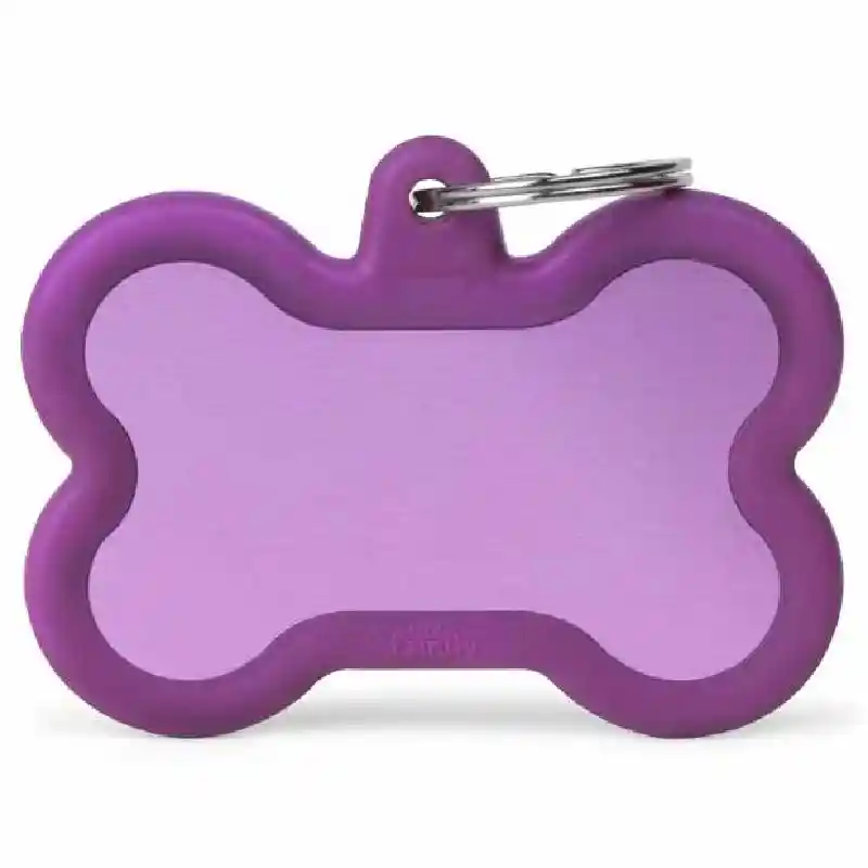 Tag Purple Bone Xl Alu Purple Rubber