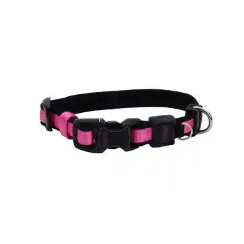 Adjustable Collar, Pink, 5/8" X 8"-12"