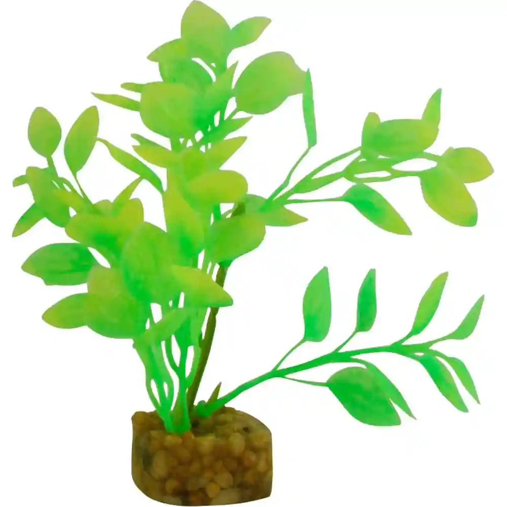 Tet Plnt Glofish Flo Gn/yl Sm;