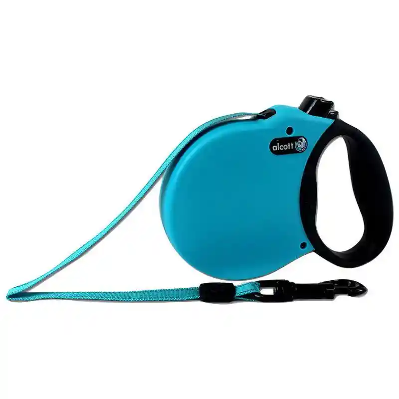 Retract Leash- Large -blue;