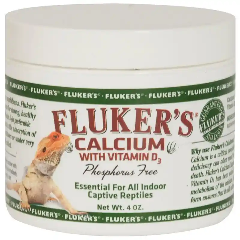 Fluker's Repta Calcium With Vitamin D3 Reptile Supplement 4 Oz