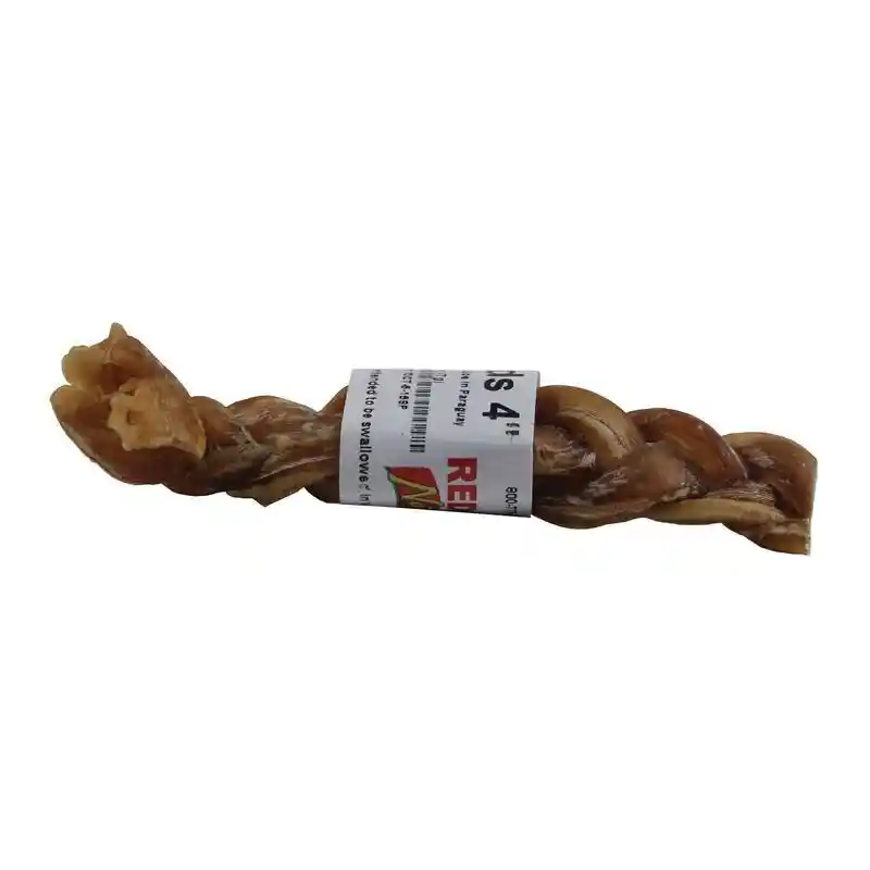 Redbarn Dog Chew Mini Bully Barbell 75 Redbarn Mini Braided Bully 75/cs