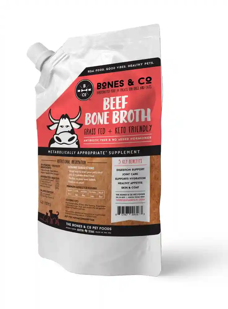Bones & Co Beef Bone Broth For Dogs & Cats 16-oz