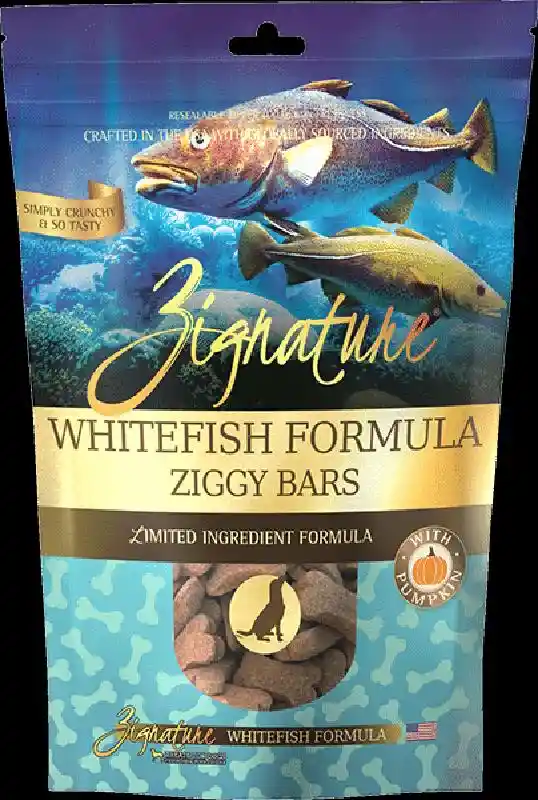 Zignature Whitefish Bistuit Treat 12oz