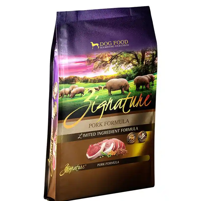 Zignature Pork Formula Dry Dog Food 27Lbs