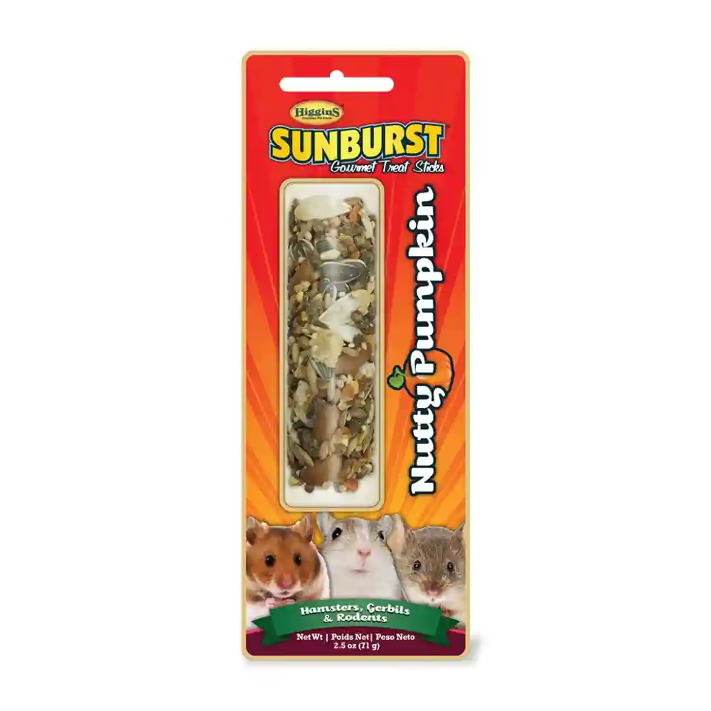Sunburst Gourmet Treat Stick Nutty Pumpkin - 2.5oz Treat