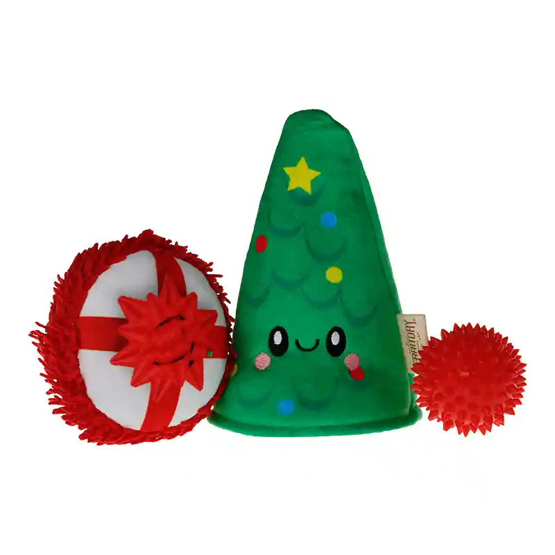Territory Holiday Dog Toy Evergreen Tree 3 In 1 2024