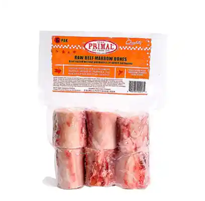 Raw Recreational Beef Marrow Bone (6 Pak) 6-ct