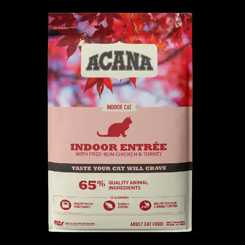 Acana Indoor Entree Dry Cat Food 4Lbs