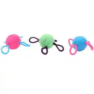 Bulk Cat Toy Bins Wool Balls 4.75" - 36pcs