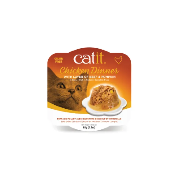 Catit Pate Extra Chicken/beef/pumpkin 2.8Z