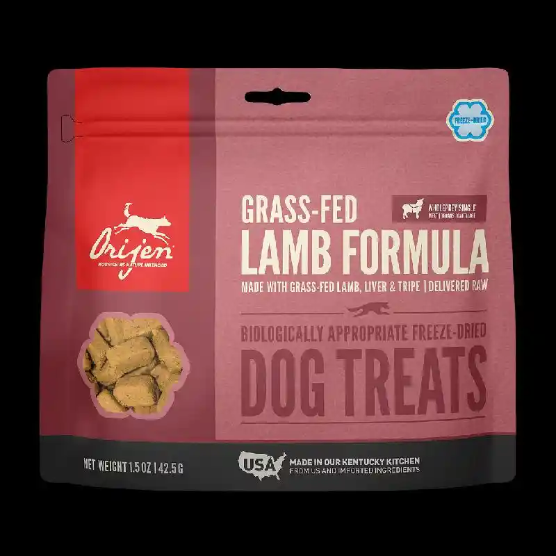 Freeze-dried Dog Treats, Grass-fed Lamb, Biologically Appropriate & Grain Free 1.5-oz