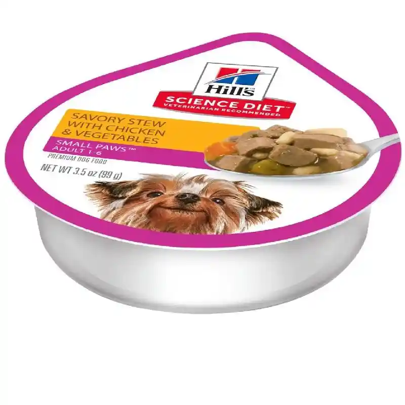 Science Diet Small Paws Savory Stew with Chicken and Vegetables 3.5oz