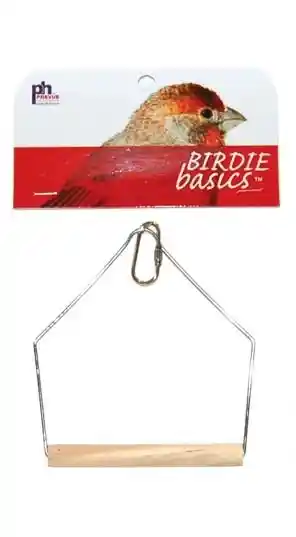 Birdie Basics Birch And Wire Swing 4"x5"