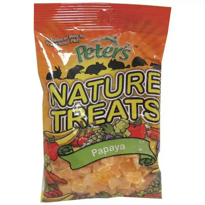 Peters Natural Treats - Papaya Pieces 1 Oz