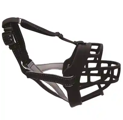 Soft Basket Muzzle, Black, 05