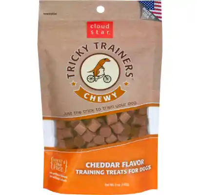 Chewy Tricky Trainers Cheddar Dog Treats 5-oz