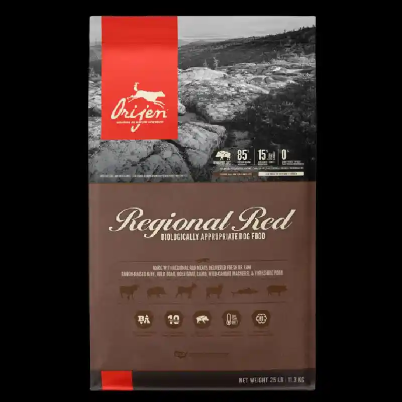 Dry Dog Food, Regional Red, Biologically Appropriate & Grain Free 25-lb