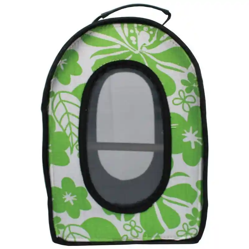 Soft Sided Bird Travel Carrier Green Large