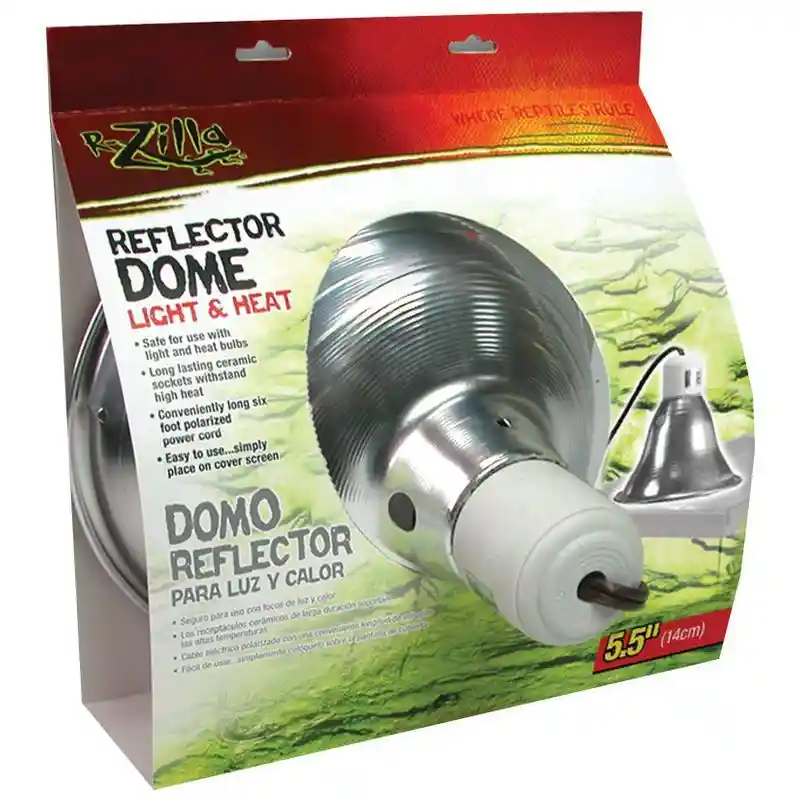 Silver Dome Reflector Cermamic 5.5"