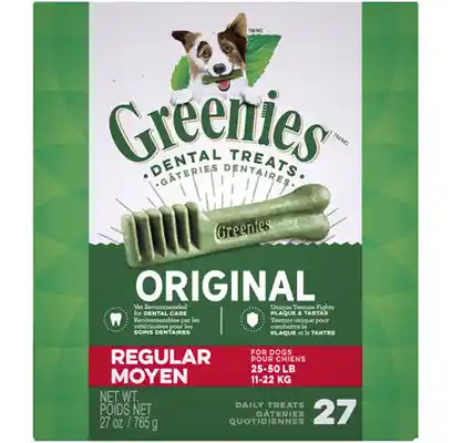 Original Regular Dental Dog Chews 27-oz