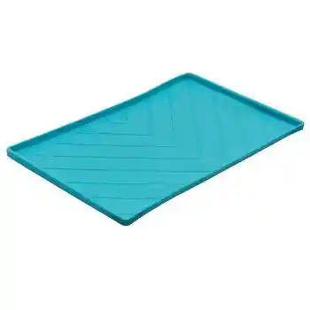 Mess D Mat Slcn Rods Blu Lg