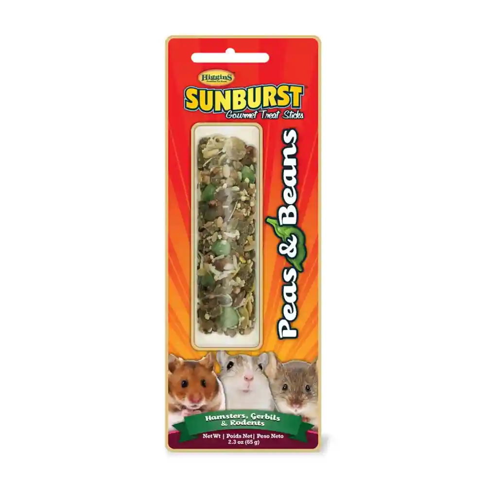 Sunburst Gourmet Treat Stick Peas And Beans - 2.3oz Pouch
