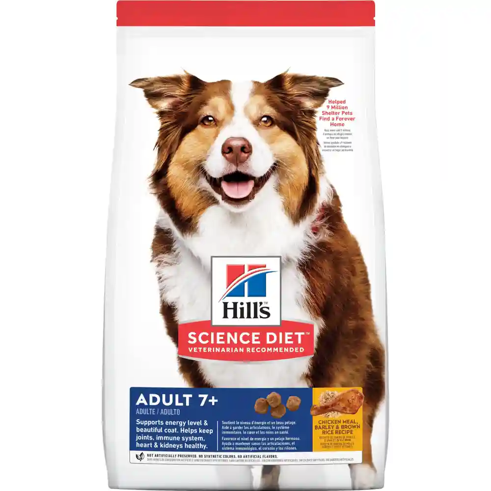 Science Diet Adult 7+ Chicken Meal, Barley and Rice Dry Dog Food 33 Lbs