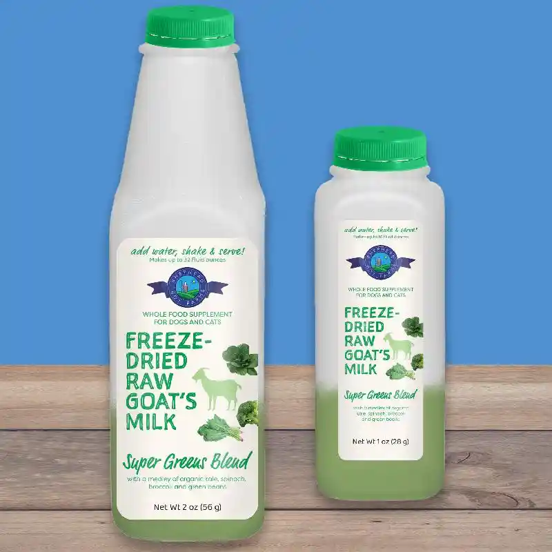 Shepherd Boy Farms Fd Raw Goats Milk Greens Blend 32oz
