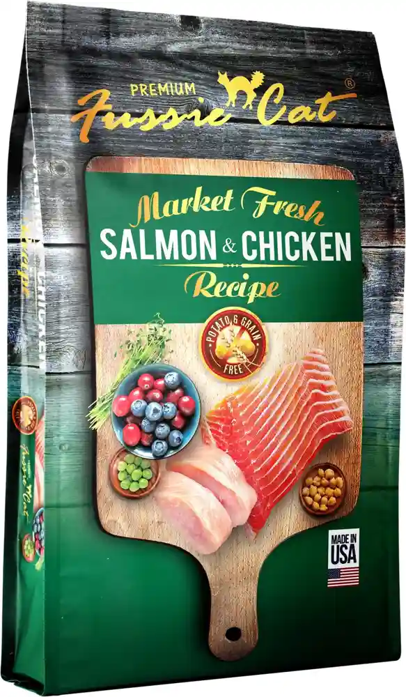Market Fresh Salmon & Chicken Recipe Grain-free Dry Cat Food 4-lb